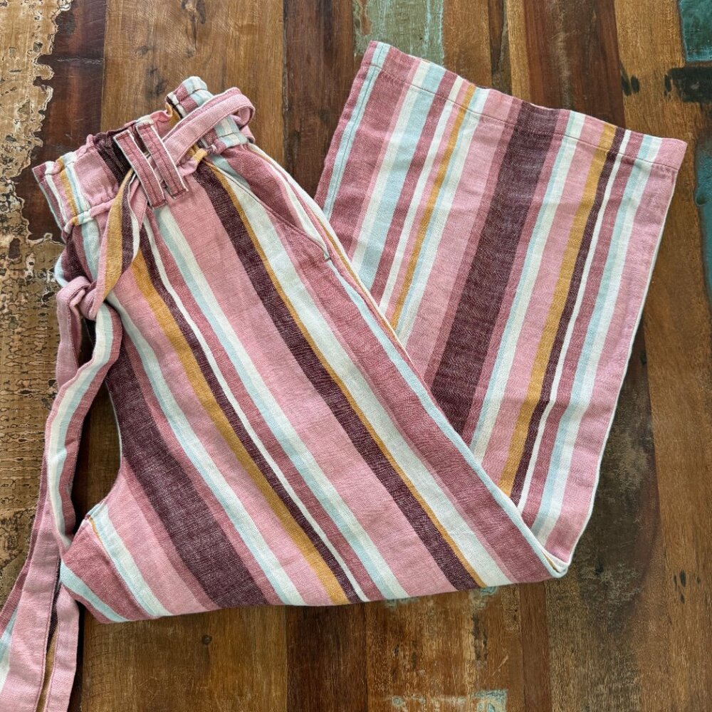 a.n.a. Linen Blend‎ Copped Pants Size XS